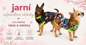 Jarní softshellky pro chladná a vlhká rána i večery 🌿🐾
