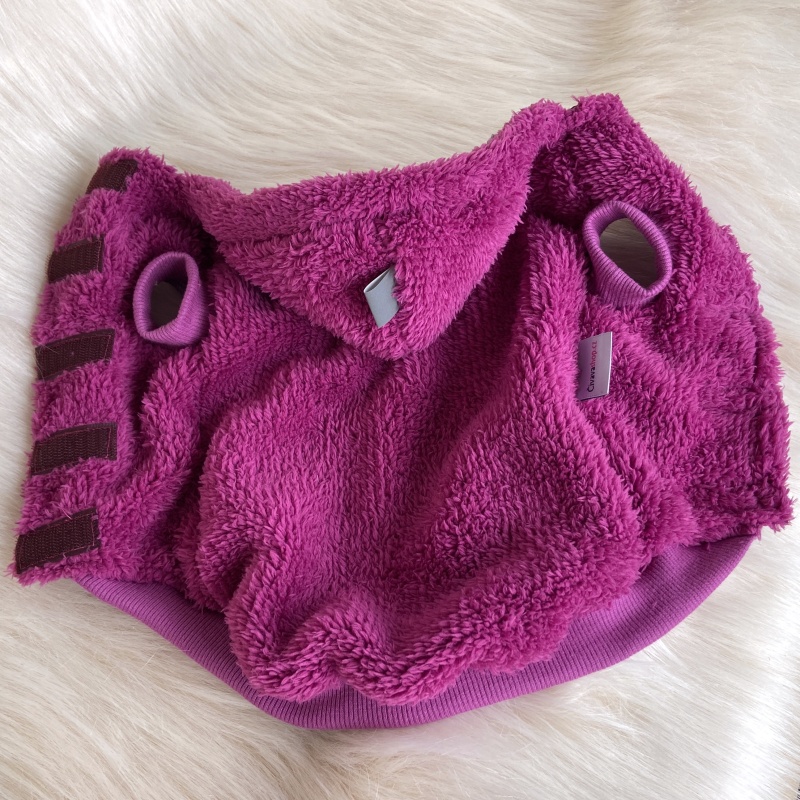Huňatý kožíšek Lady Velvet - český wellsoft, fuchsiový