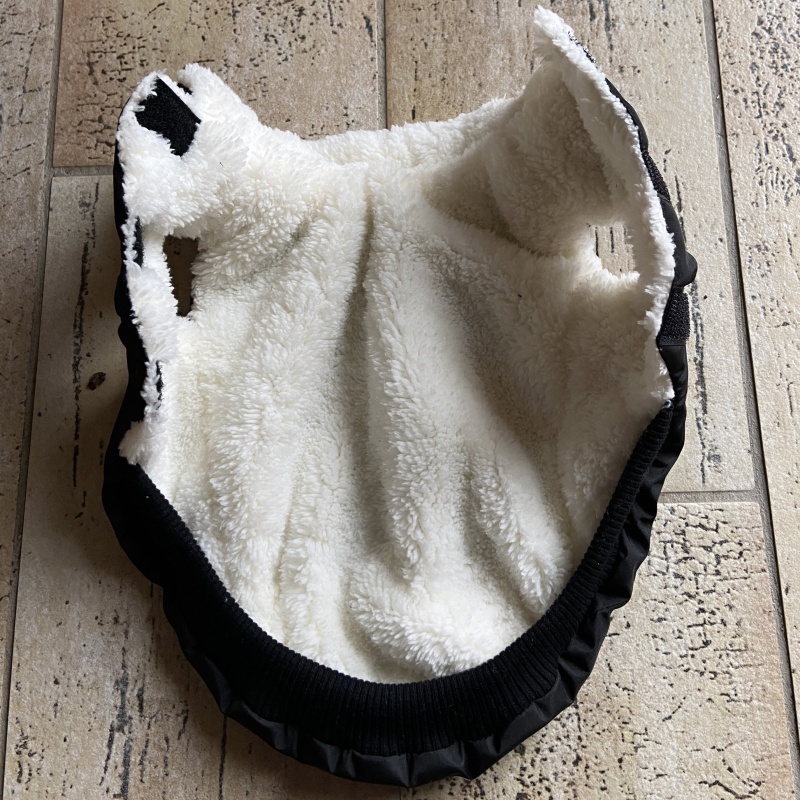 Nepromokavý kožíšek pro psa bez kapuci Bert, černý