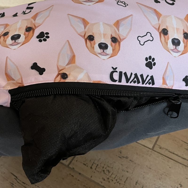 Pelíšek pro psa 45×50 cm růžový, čivava – pohodlí, praktičnost a snadná údržba 🐾