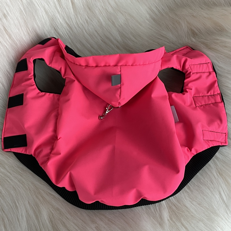 Celoroční šusťákovka pro psa Valbuena, reflex růžová