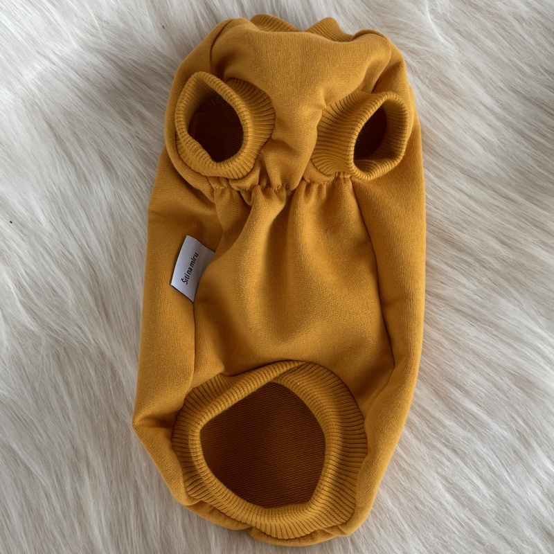 Tepláková mikina – ideální spodní zateplovací vrstva pod zimní obleček- hořčice