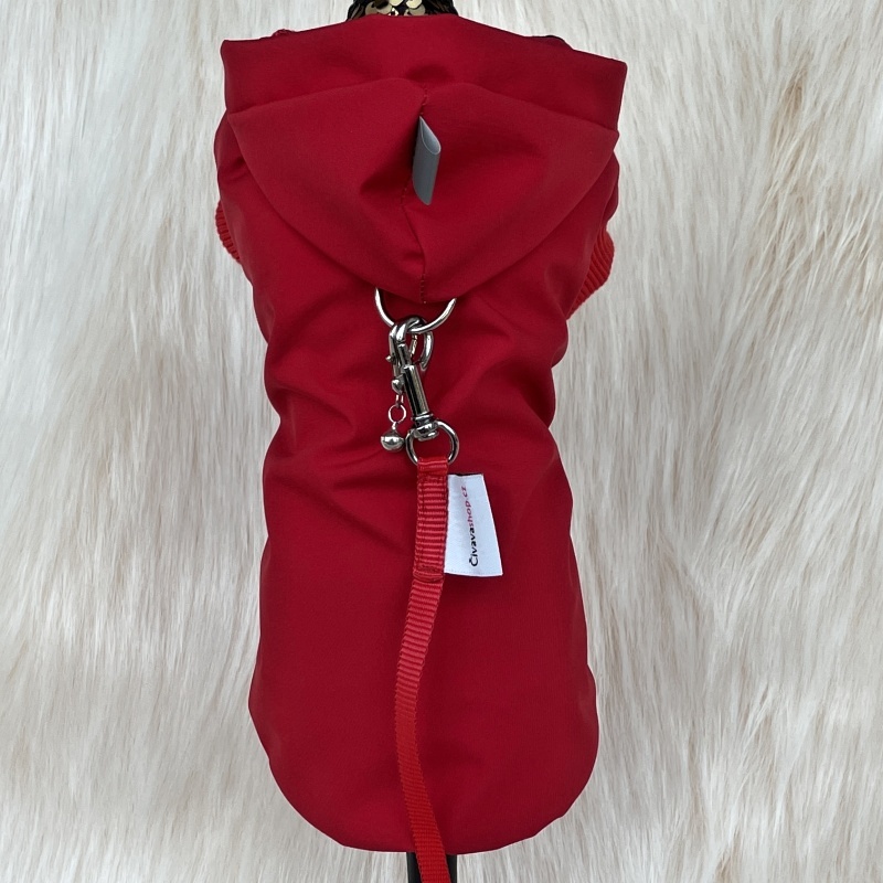 Jemné vodítko pro malé psy – červené, 150cm