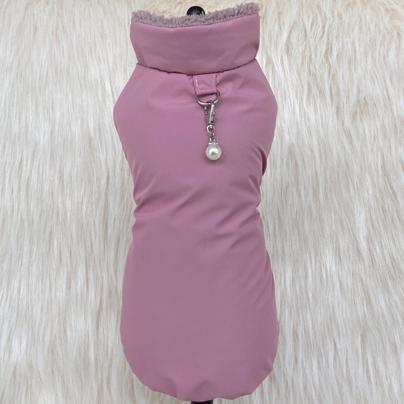 Kožíšek pro psa – Šitý na míru Bert, starorůžový