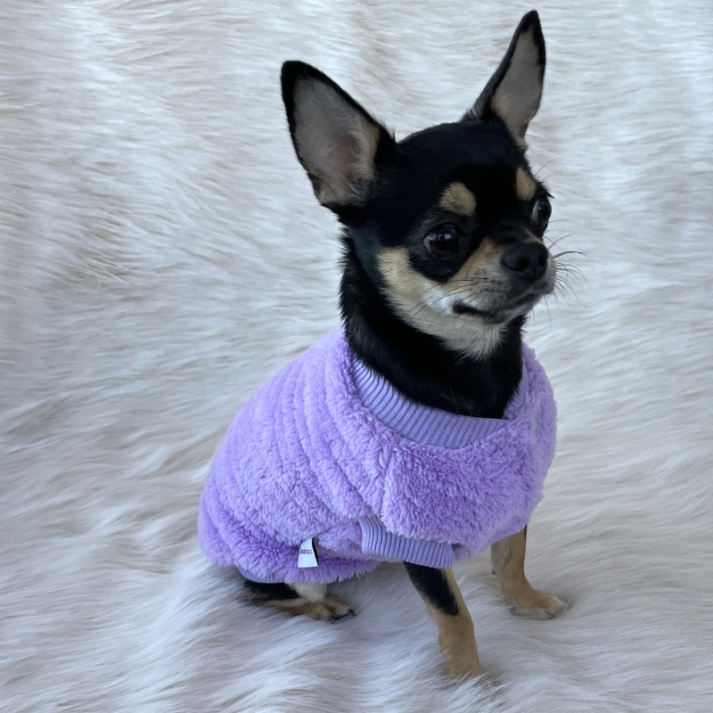 Huňatá wellsoftová mikina pro fenky, Lila 🐾❄️