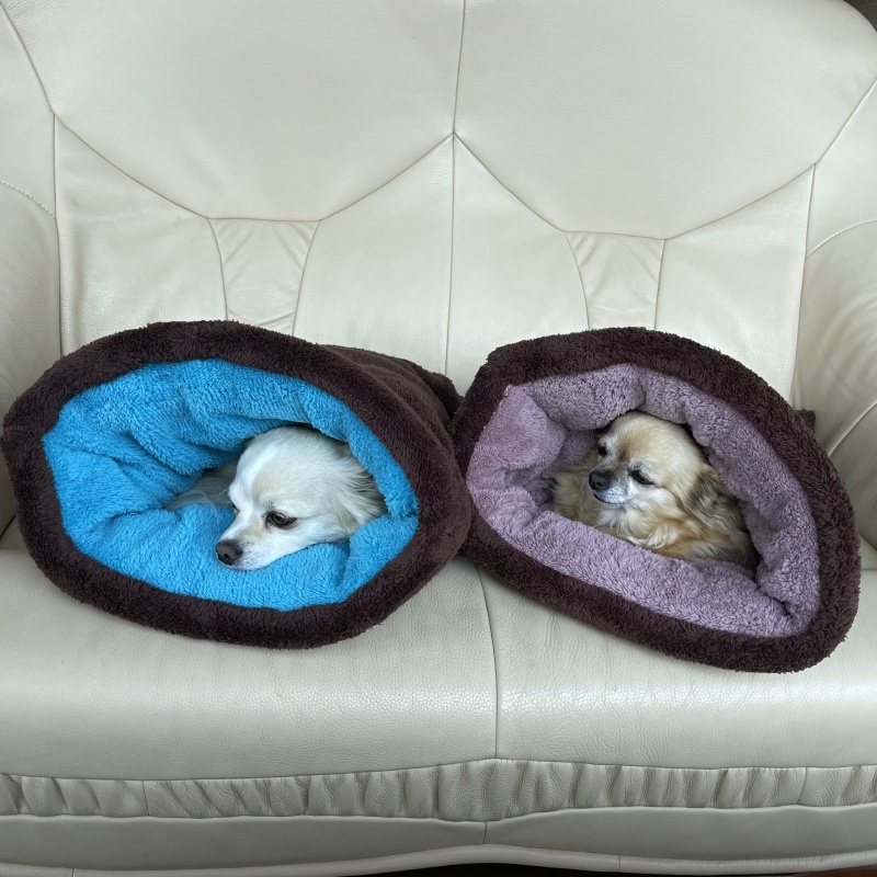 Huňatý pelíšek Tulipytlík TEDDY – hnědotyrkysový sen (45 × 55 cm)