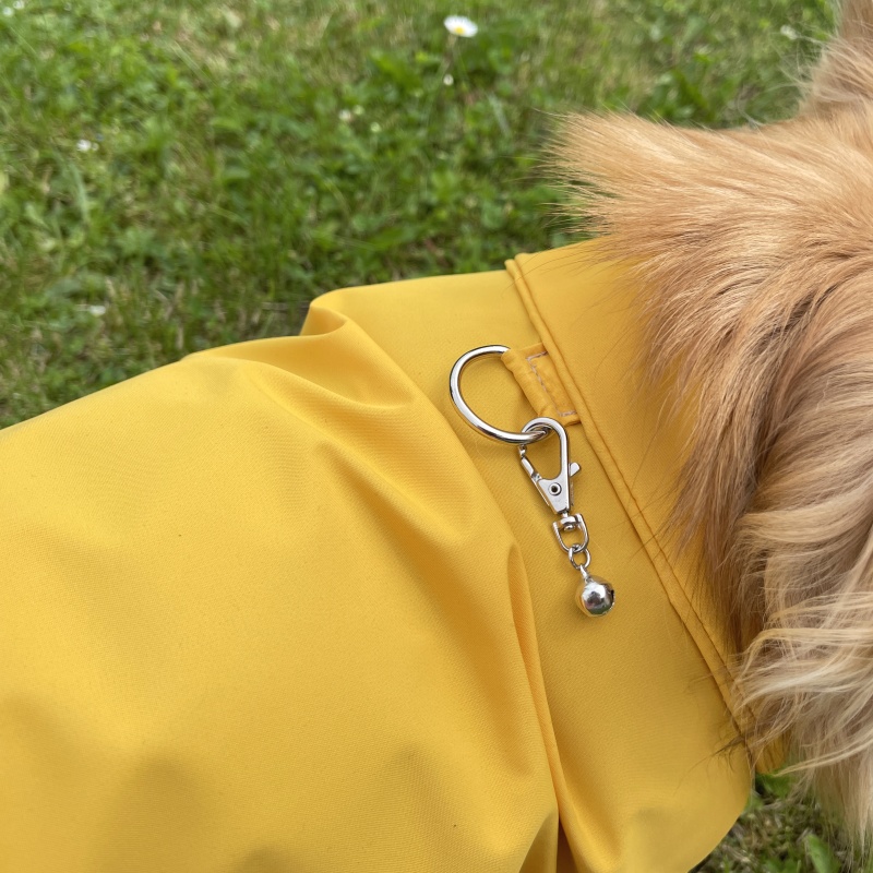 Letní větrovka – pláštěnka pro psa žlutá