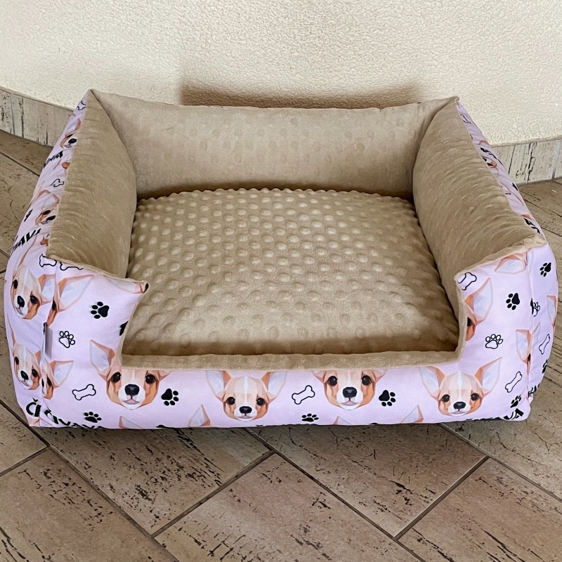 Pelíšek pro psa 45×50 cm růžový, čivava – pohodlí, praktičnost a snadná údržba 🐾