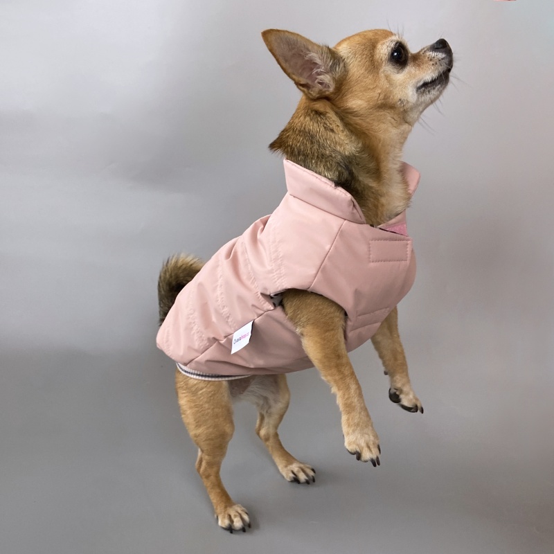 Celoroční obleček pro psa Elizabet, pastel broskev