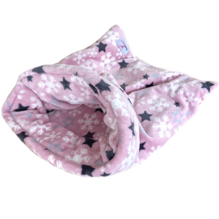 Pelíšek- tulipytlík Badillo, 50x55 vyztužený okraj, vánoční vzor hvězdy