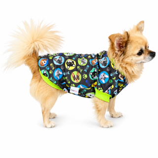 Letní funkční softshellový obleček pro psa Aguilar, hnědý pejsci