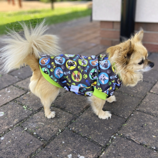 Letní funkční softshellový obleček pro psa Aguilar, hnědý pejsci