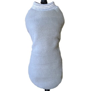 Fleecová mikina pro psa Cezar, sv. šedá