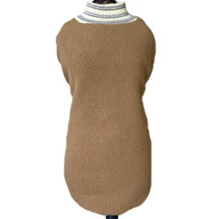 Fleecová mikina pro psa Cezar, sv. hnědá