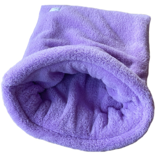 Pelíšek- tulipytlík Teddy 45x55 vyztužený okraj, lila