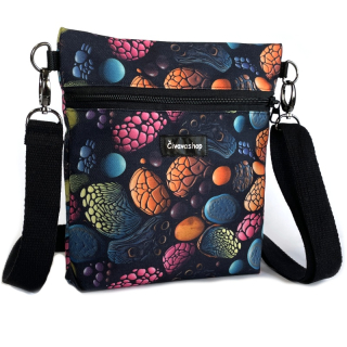 Venčící Mini Crossbody (21×22 cm) – praktická, stylová a voděodolná, kameny