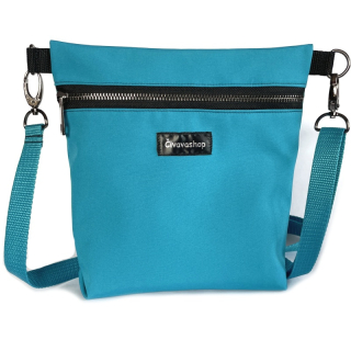 Venčící Mini Crossbody (21×22 cm) – praktická, stylová a voděodolná, tyrkysová