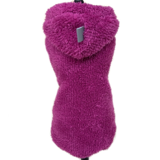 Huňatý kožíšek Lady Velvet - český wellsoft, fuchsiový