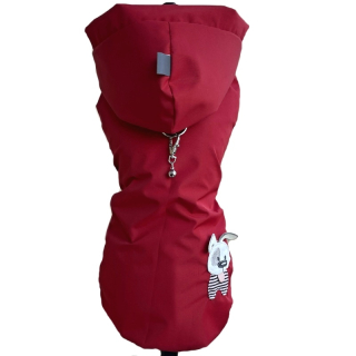 Celoroční šusťákovka pro psa Valbuena, červená